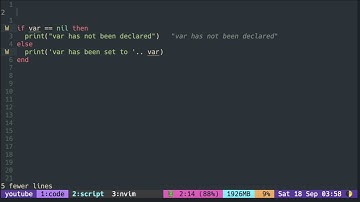 Lua Tutorial with Neovim: Global & Local Variable