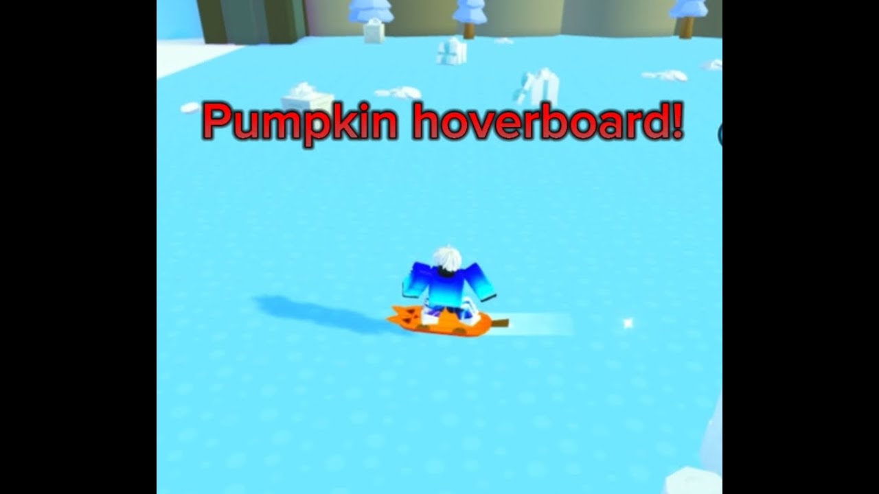 I got the PUMPKIN CAT HOVERBOARD in PET SIMULATOR X!