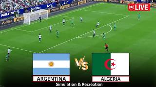🔴Live : Argentina vs Algeria I Full Game Live Streaming Now I 17 June, 2026 I Video Game Simulation screenshot 4