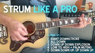 These 5 Strumming Patterns Will SKYROCKET Your Guitar Growth