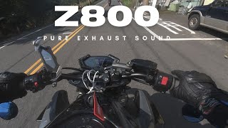 Kawasaki Z800 POV | Pure Exhaust Sound Ride