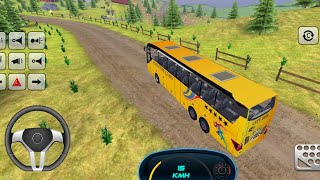 Mountain Road Bus Driving Gameplay | Mountain Bus Driving Simulator Game screenshot 4