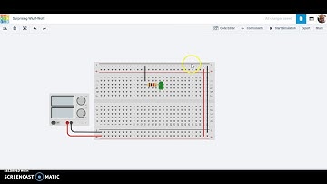 PLTW POE 1.2.3 - LED with Pushbutton Switch on Breadboard
