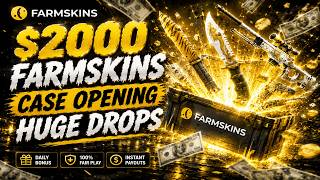 $2000 FARMSKINS CASE OPENING 😱🔥 HUGE DROPS