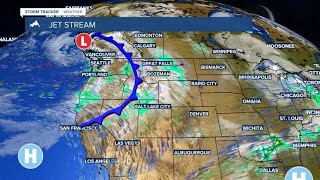 Powerful wind gusts and snow in the forecast