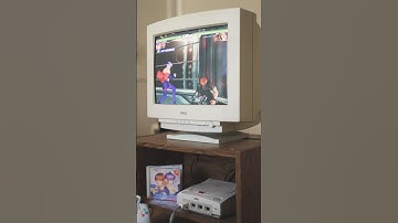 dreamcast + 480p + VGA CRT = unbeatable #retrogaming #shorts