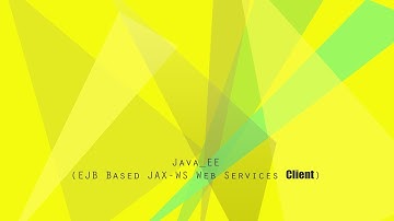 JavaEE - Simple WebService Client