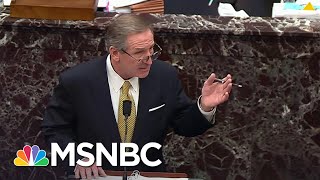 Trump Defense Attorney: 'The President Did Not Engage In Any Language Of Incitement' | MSNBC