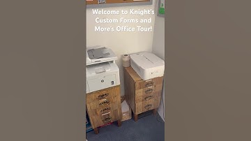 Welcome to Knight’s Custom Forms and More Office tour ! ￼