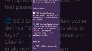 🧠 “TDD vs BDD – Know the Difference! ⚡”