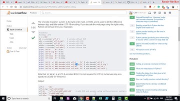 Solved - Python - KeyError and \ufeff - BOM