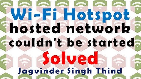 ✅ How To Solve The hosted network couldn’t be started The group or resource is not in the... | Hindi