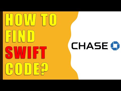 How to find SWIFT code for Chase account?