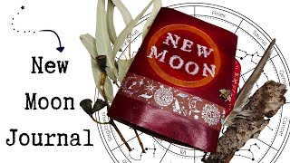 Make a New moon journal creating beautiful intentions for the year