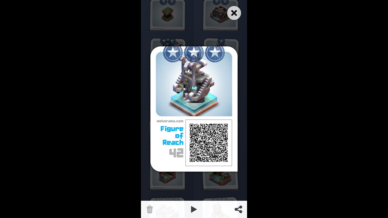 Mekorama Story solutions. Level 42 - Figure of Reach! 