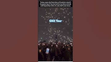 Thumbnail of Last SZA and Kendrick GNX Tour stop #gnxtour #kendricklamar #sza