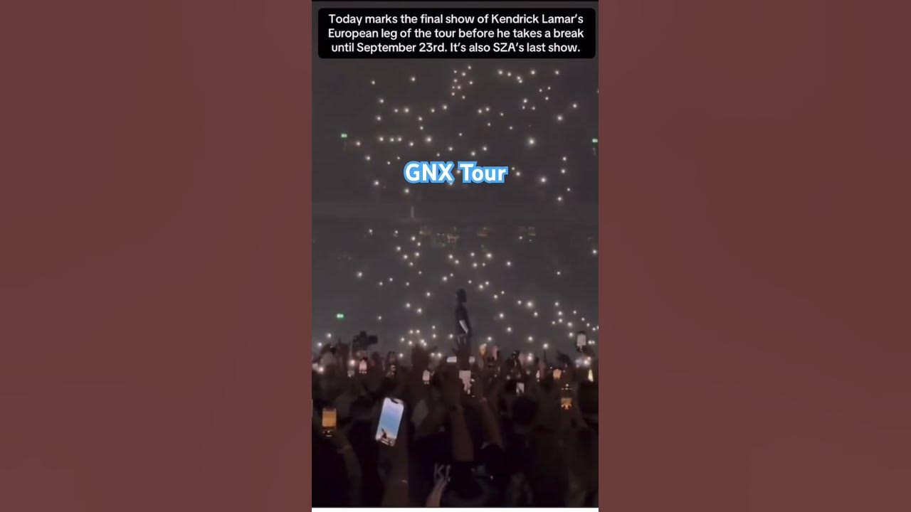 Last SZA and Kendrick GNX Tour stop #gnxtour #kendricklamar #sza Last SZA and Kendrick GNX Tour stop #gnxtour #kendricklamar #sza