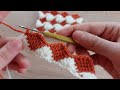 Tığ işi çift taraflı kullanabileceğiniz çok güzel örgü battaniye modeli how to crochet knitting