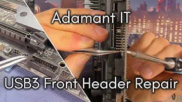 USB  3.0 Front Header Port Snapped Pin - LFC#267