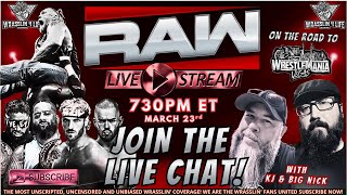 WWE RAW Live Stream & Watch Party - Join the Live Chat (March 23, 2026) #wweraw #wrestlemania