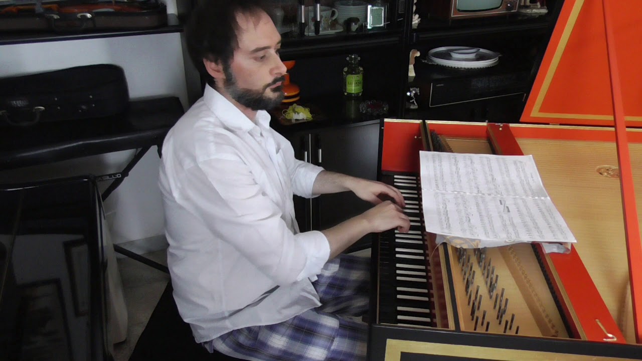 D.  Scarlatti sonata K. 159 "La caccia"  Cembalista Leonardo Montemorra