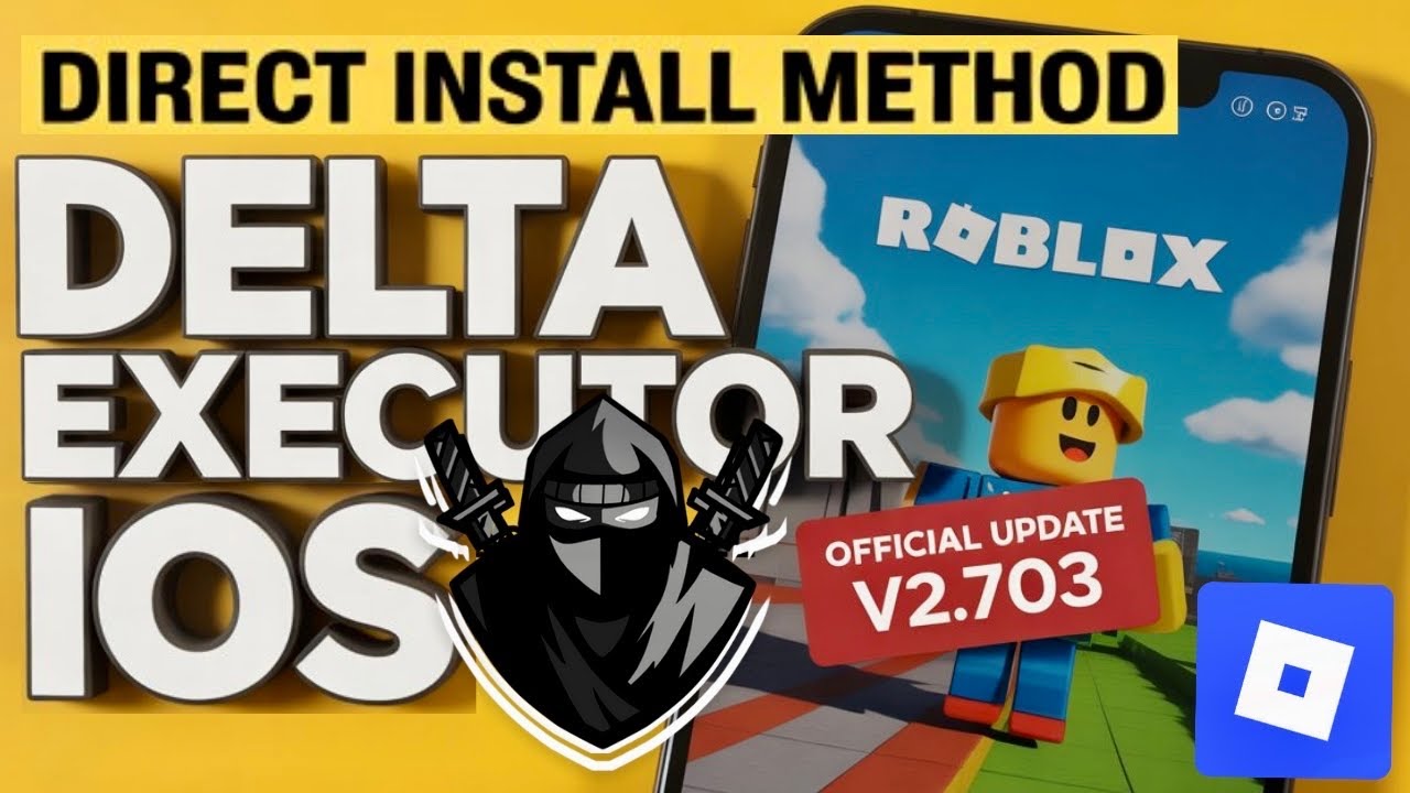 Прямая установка Delta Executor Mobile (новое обновление 2.703) Roblox на iOS | Лучший Roblox Exe...