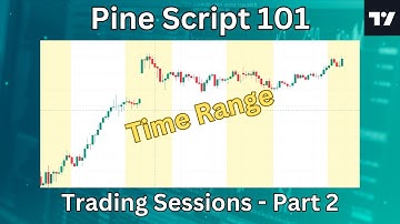 Pine Script 101 - Trading Sessions Part 2 - Time Range