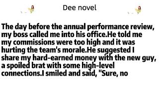 The day before the annual performance review, my boss called me into his office.He told me my
