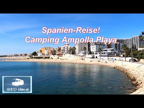 Spanien-Reise! Camping Ampolla Playa am Ebro-Delta