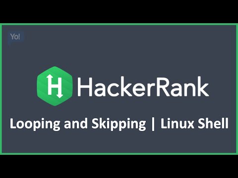 Looping and Skipping | Hacker Rank Solution in Linux Shell