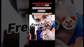 Every Free Fire Squad Has These Friends 😂💀#ffshorts #freefire