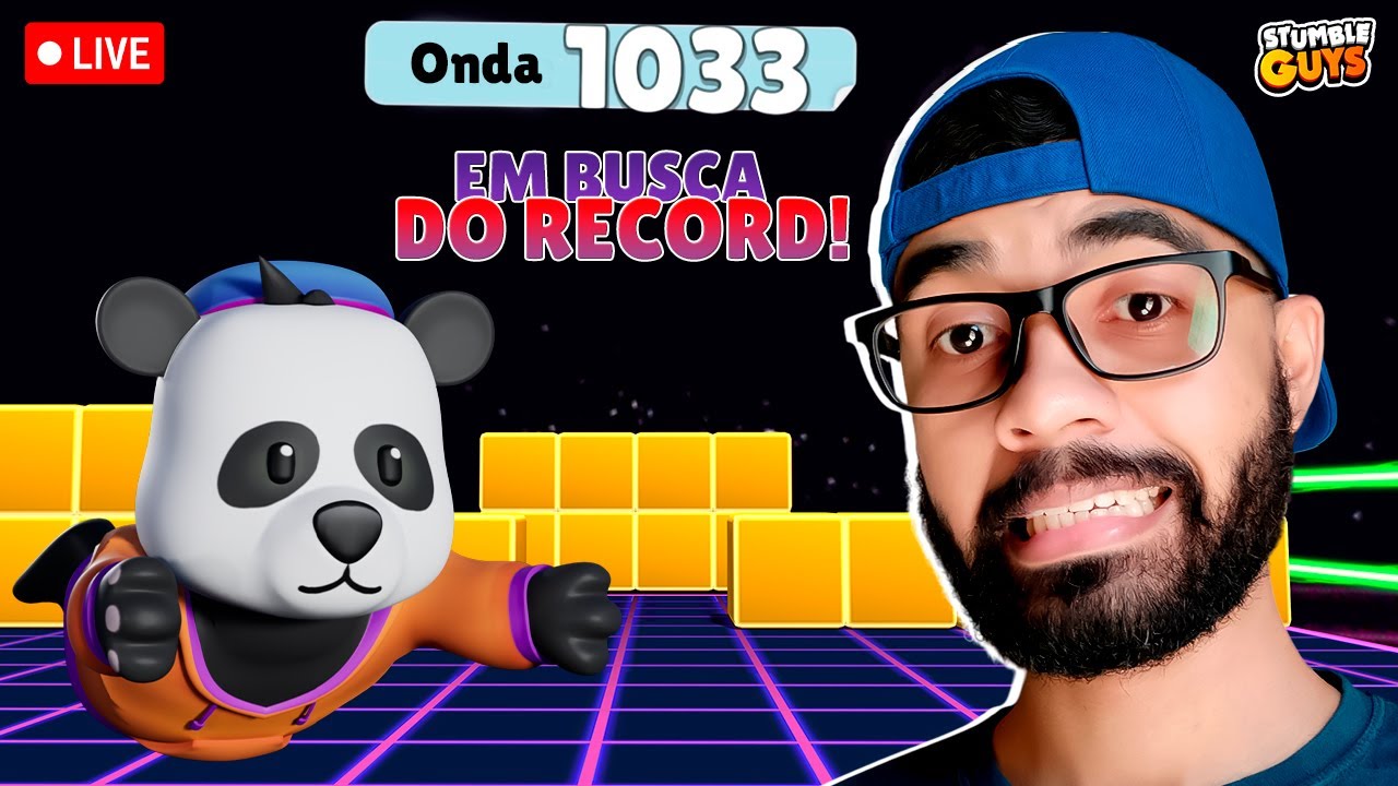 HOJE TEM 900 ONDAS | STUMBLE GUYS AO VIVO 