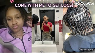 Come With Me to Get My Starter Locs! | First Loc Appointment 💕