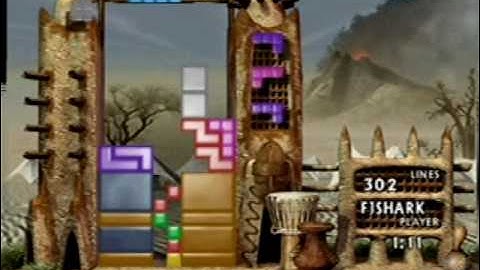 The New Tetris N64 Sprint 639 lines