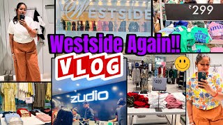 Vlog :Exploring Summer Collection/Zudio to Westside Mall / Starting ₹199 T-Shirt /Shopping Vlog 🛍️