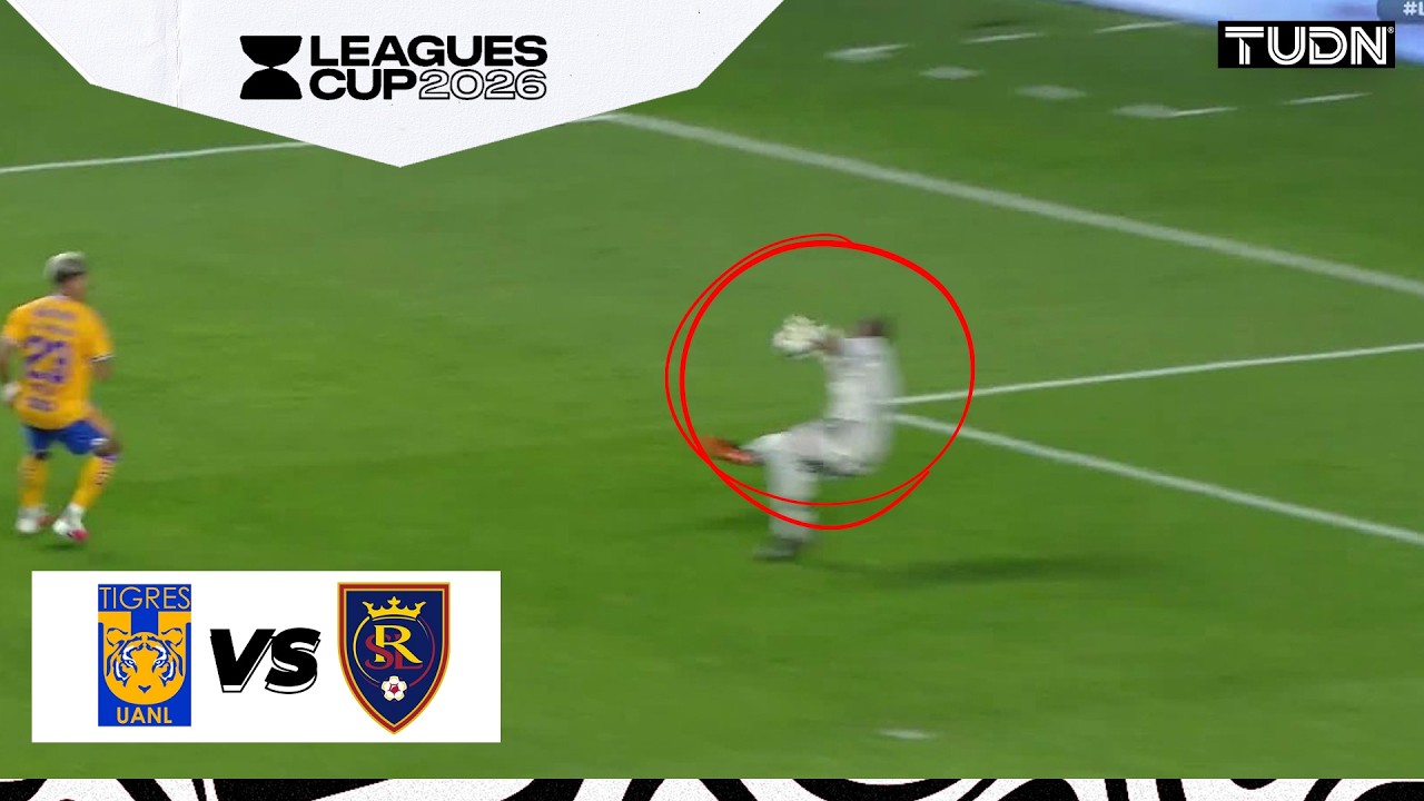 ¡NAHUEL SALVA A TIGRES! Gran atajada | Tigres vs Real Salt Lake | Leagues Cup - 2026 Fase de Grupos