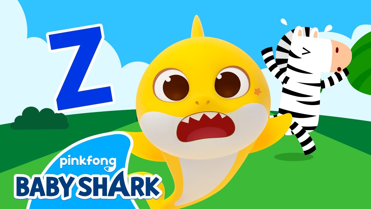 Zebra, Letter Z, Baby Shark's ABC Song
