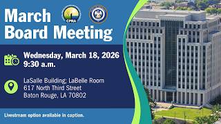 CPRA Board Meeting - March 2026