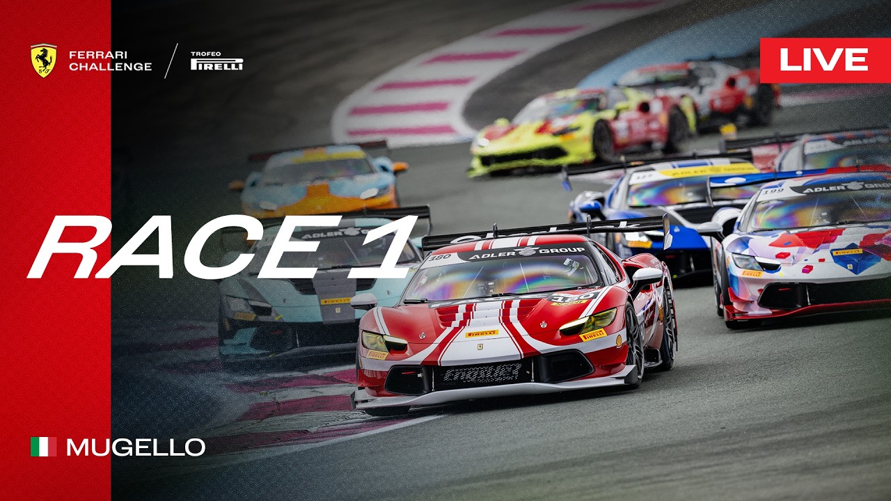 LIVE Ferrari Challenge Europe - Mugello, Race 1