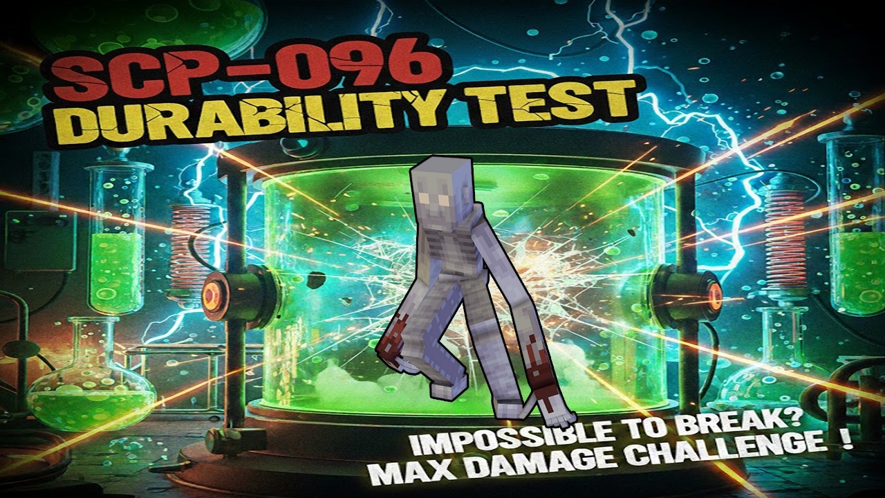 SCP 096 V3 Durability Test [Minecraft PE]