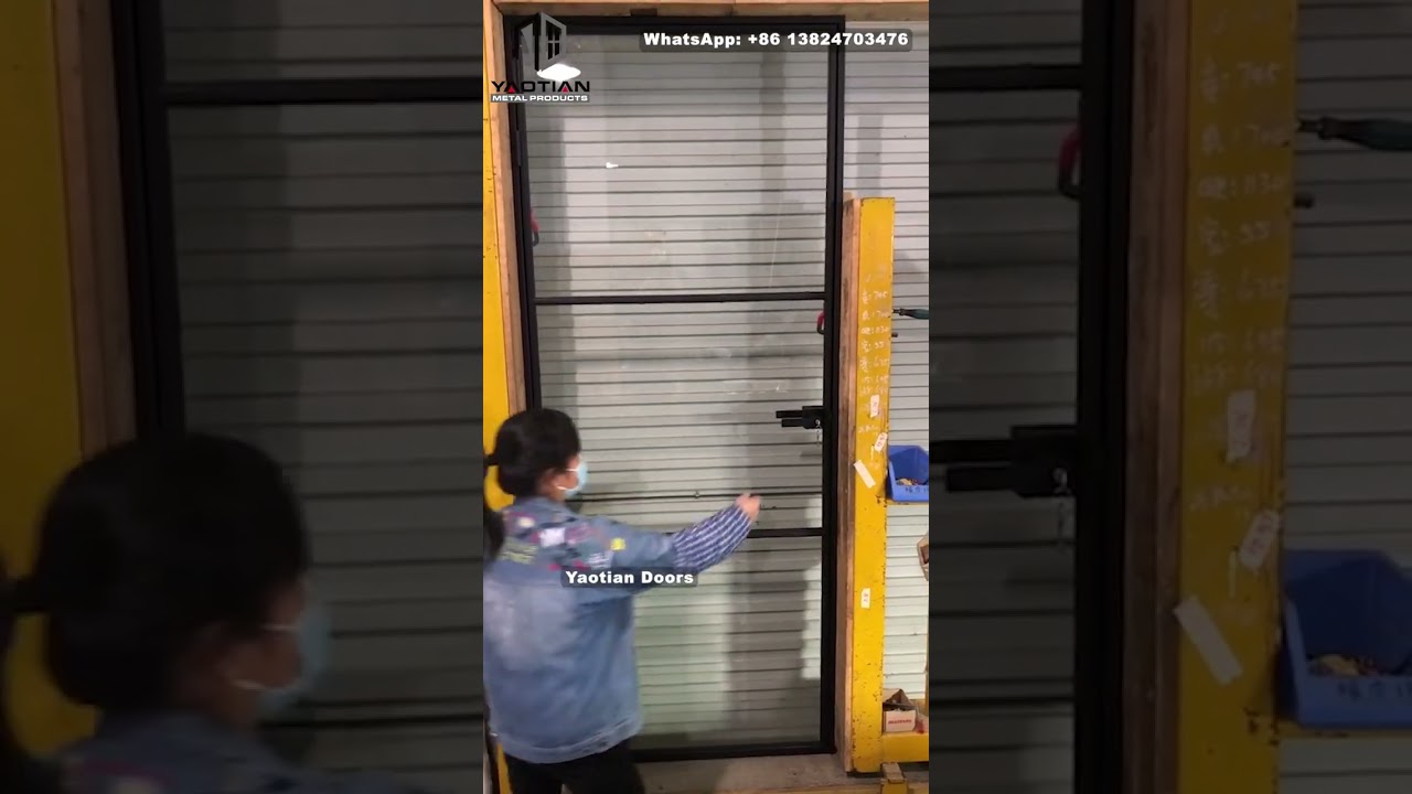 Porte intérieure en verre  