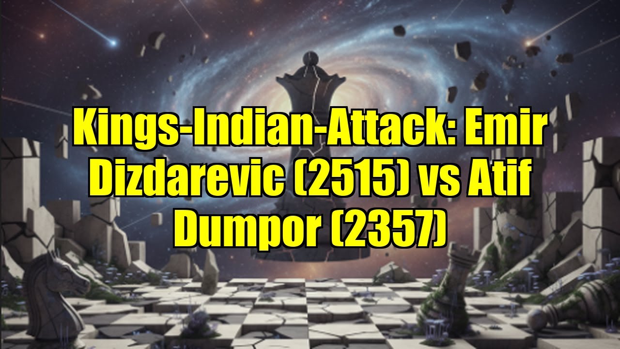 Kings-Indian-Attack: Emir Dizdarevic (2515) vs Atif Dumpor (2357)