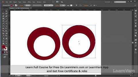 Learn  Compound Path in illustrator in Hindi for FREE on LearnVern