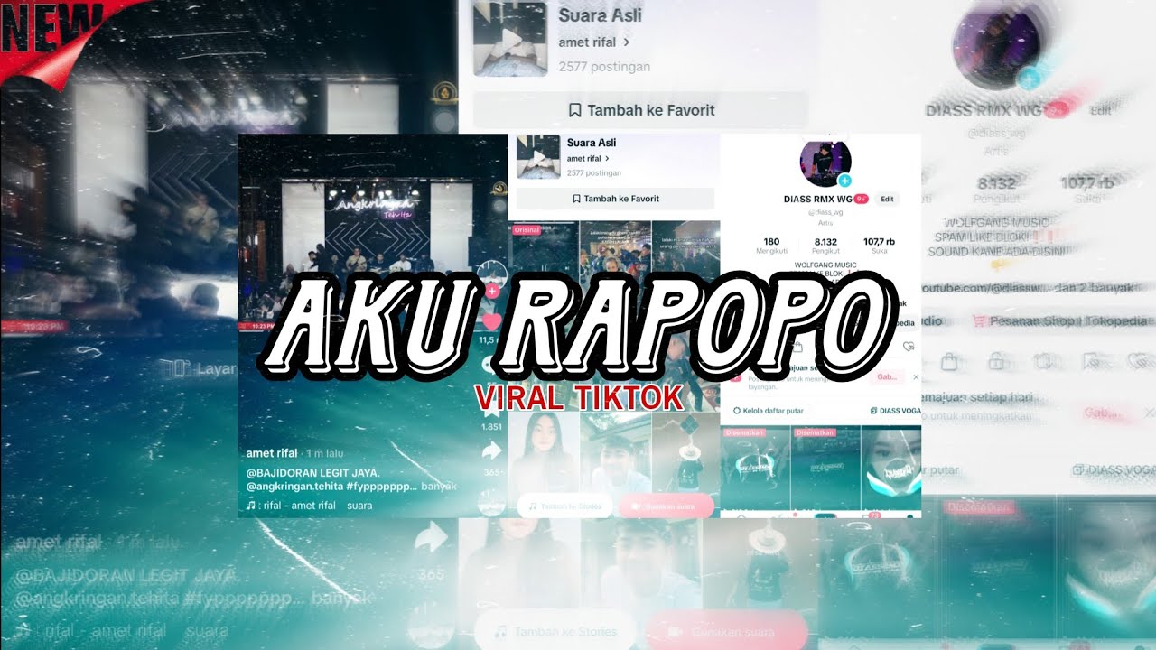 DJ AKU RAPOPO - JULIA PEREZ | VIRAL TIKTOK (BOOTLEG) | DIASS WG