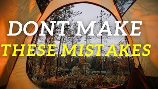 Wild Camping MISTAKES Made As A BEGINNER by Dazzy Outdoors 7,706 views 2 years ago 10 minutes, 6 seconds