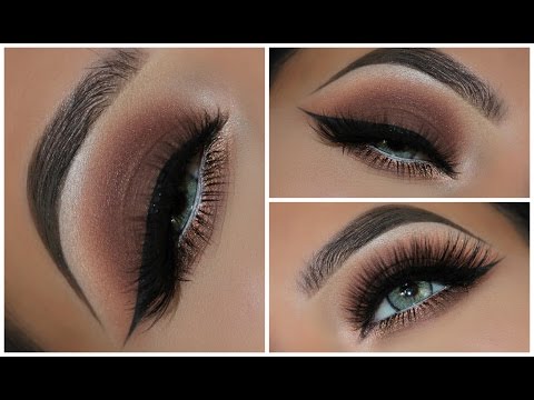 makeup for black dress and brown eyes