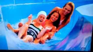 Grown Ups water park foot scene
