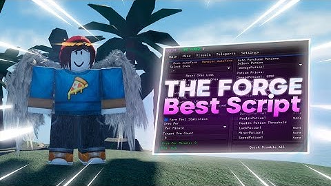 The Forge Script Hack Gui with NO KEY - Instant Forge, Auto Farm, Kill Aura, Teleport & Auto Ore!