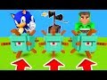 Minecraft PE : DO NOT CHOOSE THE WRONG GUARDIAN! (Sonic, Siren Head & Jelly)