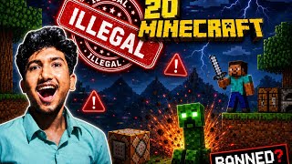 🚫 I Played the Most Illegal Mode in Minecraft! | 2D Minecraft Challenge 🎮